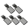 5pcs Twist Combs Ergonomic Perm Curling Hair Dreadlocks Twist Combs