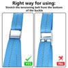 ASelected 4Pcs Ratchet Tie Down Straps 4 M X 25