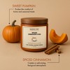 Majestic Pure Pumpkin Cinnamon Scented Candle with Upto 45+ Hrs