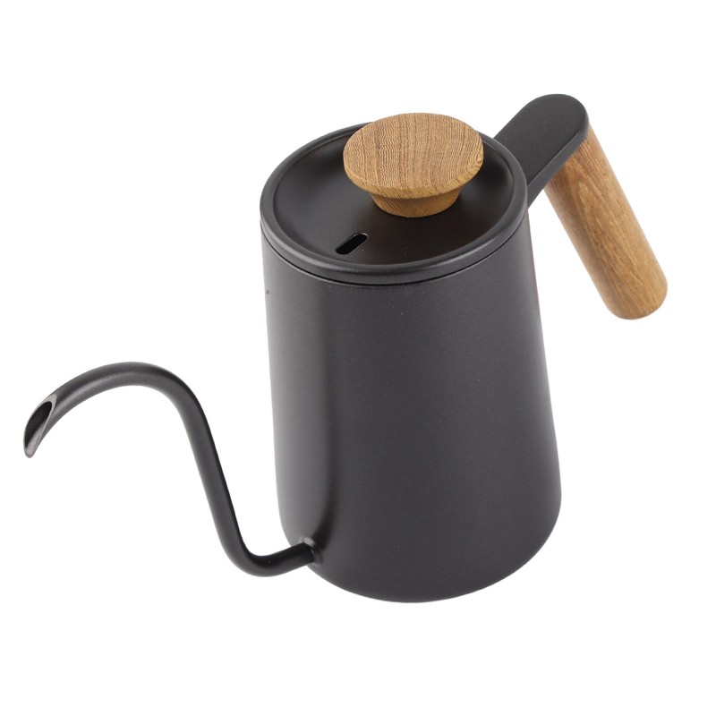 600ml Fashion Stainless Steel Handle Drip Coffee Pot Long Gooseneck