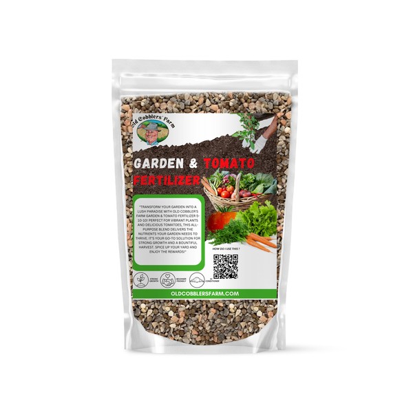 Old Cobblers Farm Fertilizer 5-10-10 for Garden/Tomato - Plant Growth,