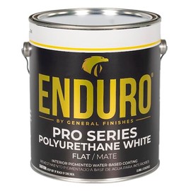 General Finishes Enduro Pro Series White Polyurethane, 1 Gallon, Flat