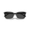 COACH Men's HC8398U Universal Fit Square Sunglasses, Transparent Dark Grey/Grey