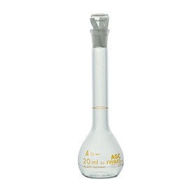 IWAKI メスフラスコ(ニュースタンダード) 20mL 1個 5640FK20S