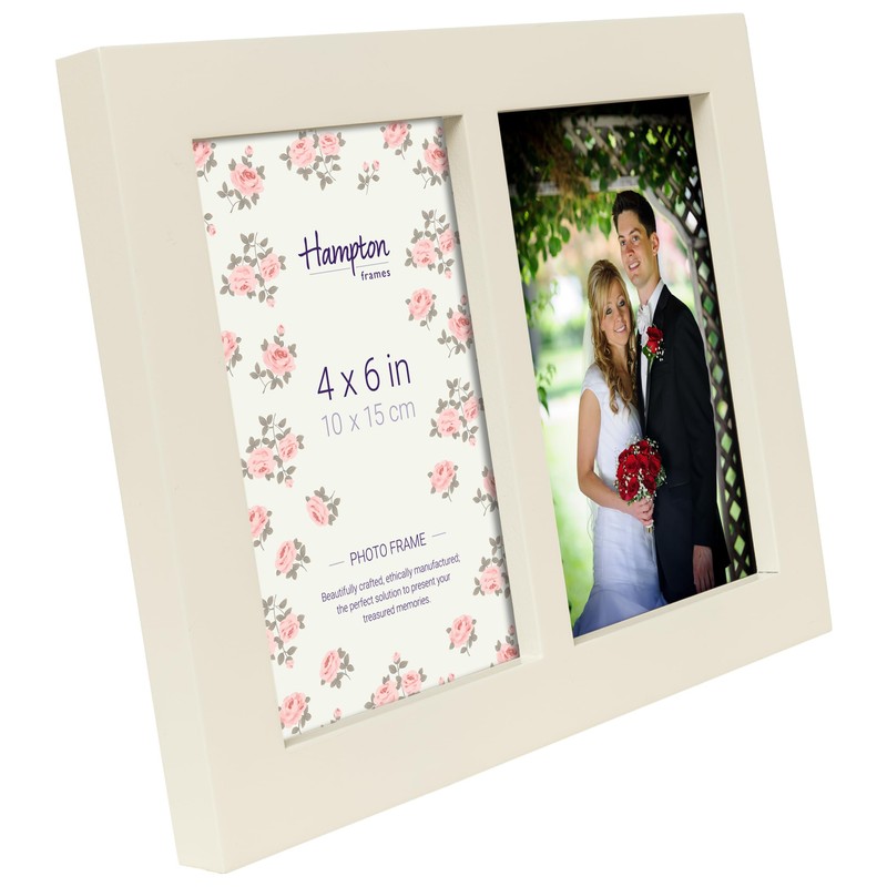 Hampton Frames GALLERY White Split double frame - Two 4x6