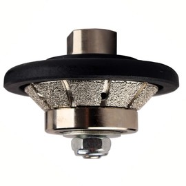 Raizi E10(3/8") 10mm 45 Degree Bevel Edge Diamond Hand Profile Wheel/Router Bits with 5/8-11 Thread for Granite Countertop