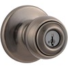 Polo Antique Nickel Entry Knob Featuring SmartKey