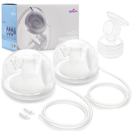 Spectra | Copa Manos Libres para Extractor de Leche Eléctrico Spectra S1 Plus, S2 Plus y 9 Plus. Accesorios Originales para Saca Leches Spectra | Handsfree Cups | Leche Materna | Medida: 28 mm