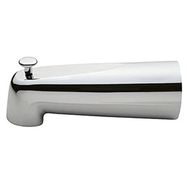 Kingston Brass K1089A1 Tub Spout with Diverter, Polished Chrome