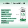 flyingzhiq 〖1 Pack〗3.6V 17000mAh LS33600 D Size Lithium Thionyl Chloride