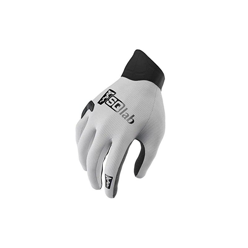 SQlab Unisex Sq-Gloves One11 Cycling Gloves, White/Black, M - Wide,