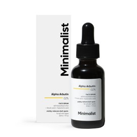 Minimalist Minimalist 2% Alpha Arbutin Serum for Removing Pigmentation, Acne Marks, Dark Spots, Tanning & Blemishes | For Brighter & Even Tone | For Women & Men | 1 Fl Oz / 30 ml