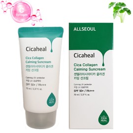 first pick Centella Cica Collagen Calming Sun Cream UV Protector 70ml Daily UV Protection / 센텔라시카 콜라겐 카밍 선크림 UV프로텍터 70ml 데일리 자외선차단