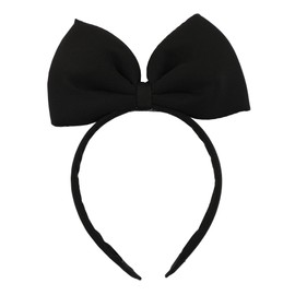 Bow Headbands Large Bowknot Headdress Christmas Costume Accessories Party Hair Accessories for Women and Girls Daily Decoration Photograph Props(Black)