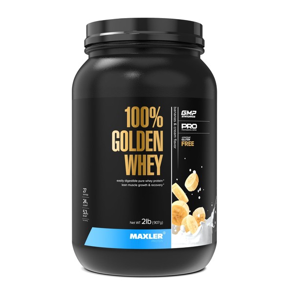 Maxler 100% Golden Whey Protein - 24g of Protein per