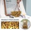 Toaob 10000 Pieces Crystals in Diamond Shape Acrylic Gold 3