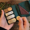 LITSTA Coin Wallet 3 Compact Wallet with Coin Holder, Blue