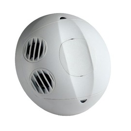 Leviton OSC05-U0W Ceiling Mount Occupancy Sensor, Ultrasonic, 180 Degree, 500 sq. ft. Coverage, Self-Adjusting, White