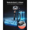 0.24\" Slim Lens 4.3\" IPS Screen 8X Zoom Articulating Borescope