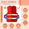 Tarpop Tarpop 60 Packs Safety Vests Pack High Visibility Construction