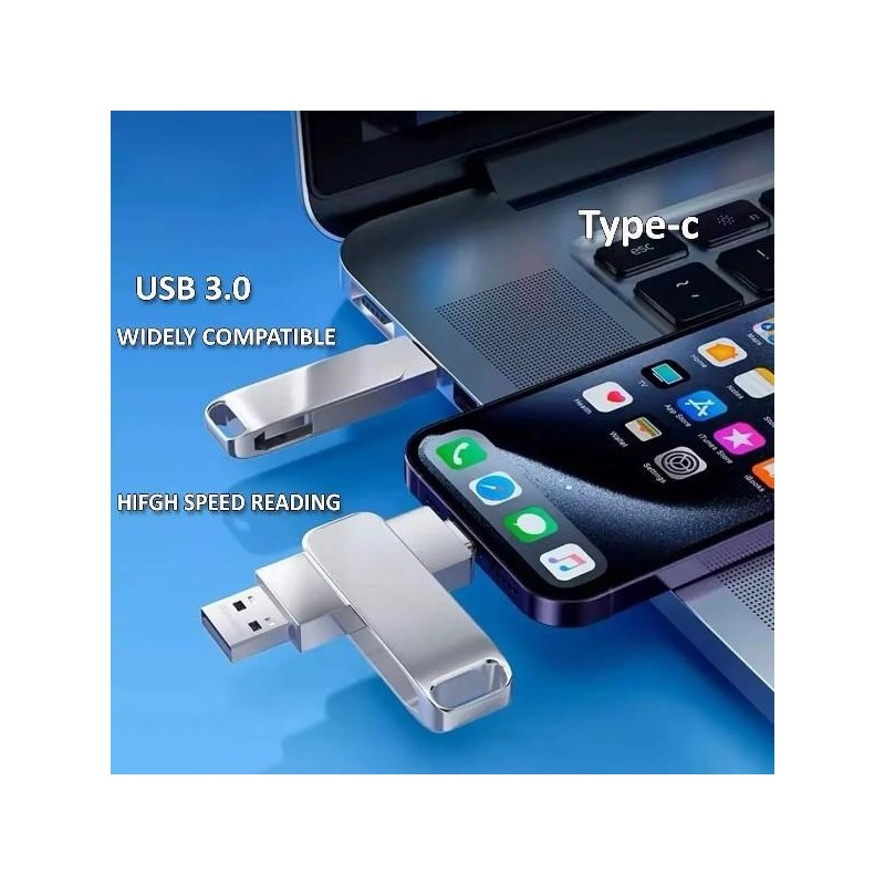 USB Flash Drive 1TB, 2TB, 16TB, 64TB Storage USB 3.0