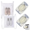 Flunyina 4Pcs Shoe Laundry Bags and Dryer Hanging Mesh Bags