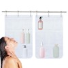 Mesh Shower Wall Bag,Bath Organizer Space Saving Hanger - Space