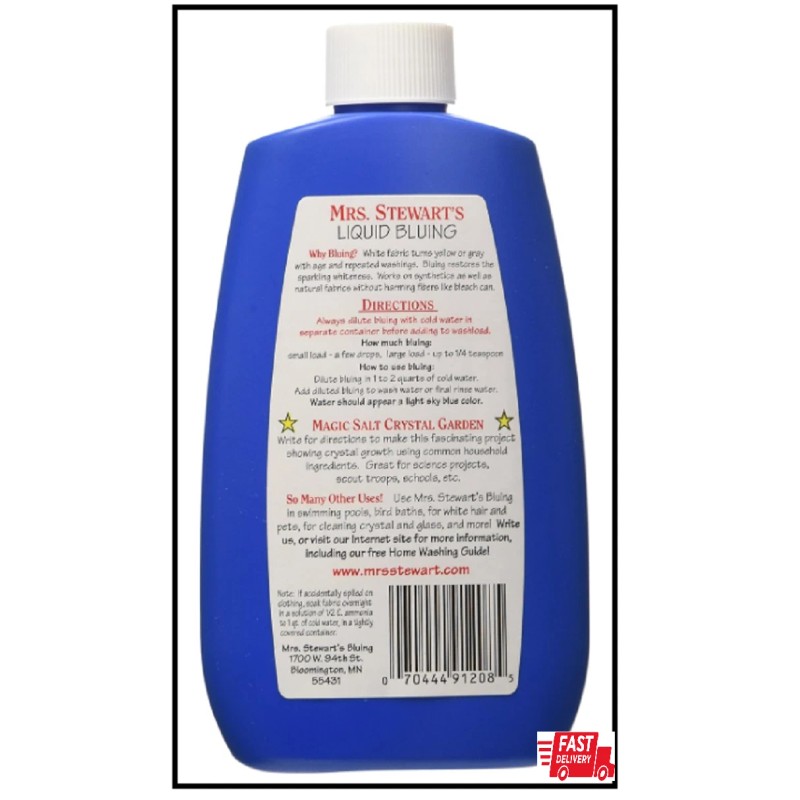 Mrs. Stewart's Concentrated liquid bluing , 8 ounce