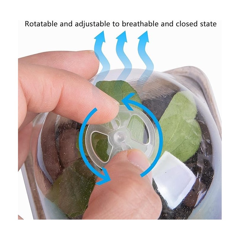 QYINXIU 20 Pcs Biodegradable Nursery Pots, Seeding Starter Pots for