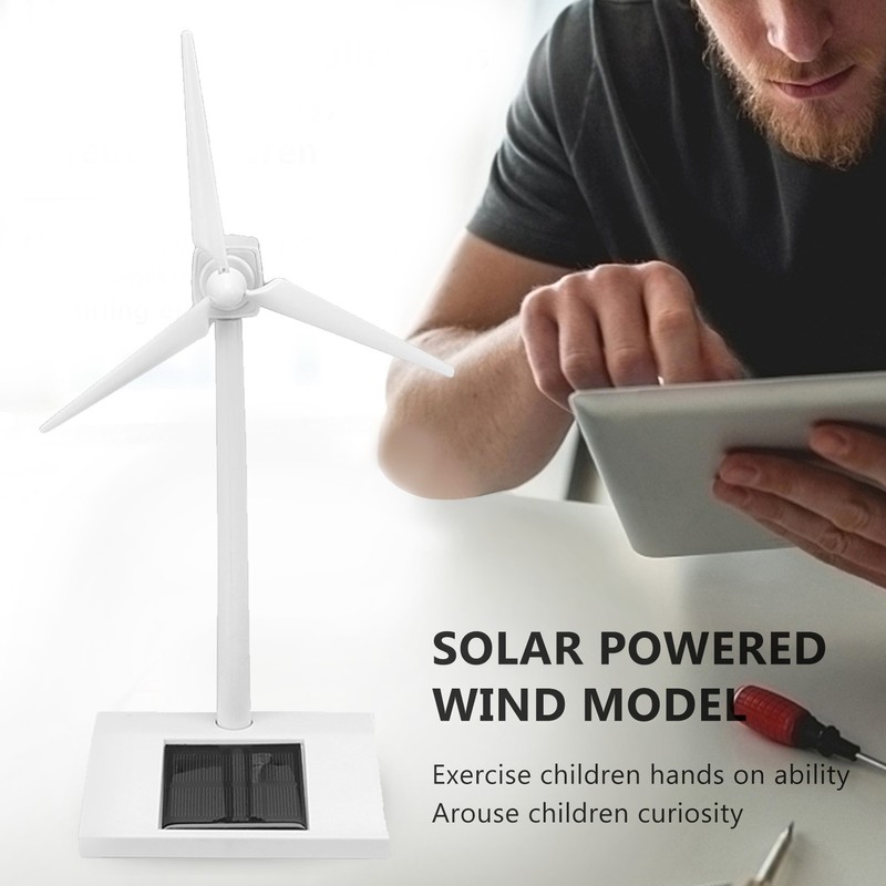 Solar Powered Wind Model DIY Ornament Decoration Science Teaching Educational