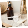Ipetboom 2pcs Dispensing Slotted Spoon Shampoo Colander Body Lotion Funnel