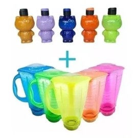 DAS 5 Licuachelas Y 5 Kittychela Micheladas Neon Fiesta Regalo