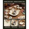 Bird Shaped Ceramic Mahjong Dice Tray,American Mahjong Dice Chip Tray
