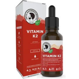 Active Natural Remedy Vitamin K2 MK7 (100% all-trans) | 20 ml | High Dose 40μq per drop | High Bioavailability thanks to MenaQ7®