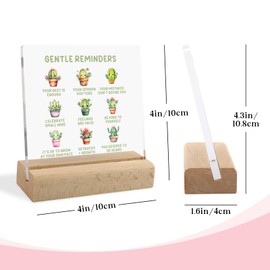 Cheer up Gifts for Best Friend Acrylic Desk Decorative Sign Encouragement Inspirational Positive Motivational Gifts for Women Men Little Reminders You Are Enough Desk Decor