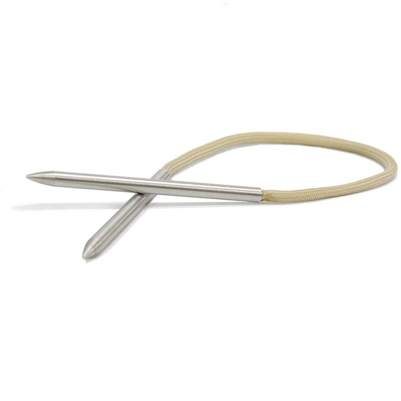 5Pcs Stainless Steel 550 Paracord Fids Lacing Stitching Weaving Needles