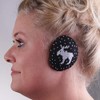 earbags Ohrenwärmer Fashion, Elch schwarz, M