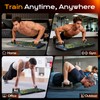 AERLANG Push Up Board, Portable Multi-Function Foldable Push Up Bar,