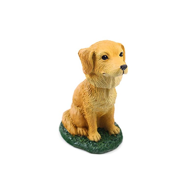 Animal Den Golden Retriever Dog Bobblehead Figure for Car Dash