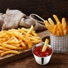 Lawei 30 Pack 1.5 oz Stainless Steel Sauce Cups, Small