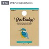 World Trading Co. Enamel Pin Badge Kingfisher Animal Pin Badge