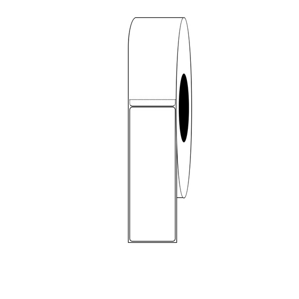 Kenco Premium 2" X 6" High Performance Gloss Poly Roll-Fed