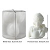 Goddess of Justice Candle Mold, Roman Blindfold Lady Bust Silicone