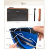 CLuaR LR0057 Goat Leather Long Wallet, L-Shaped Zipper, Thin, Small,