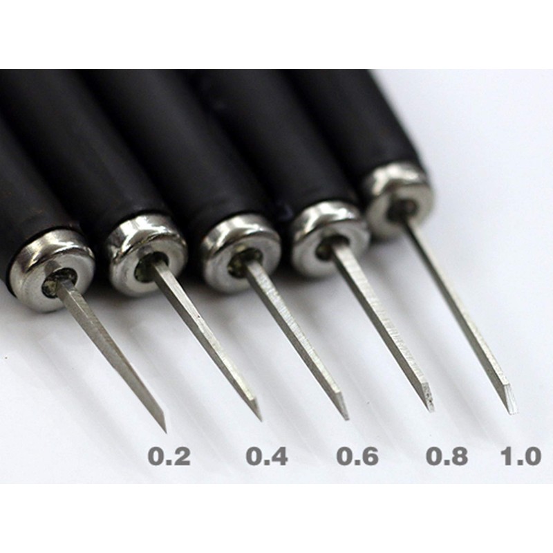 Oh.makasenet Plastic Model Muscle Carving Liner Line Scriber Chisel 0.04