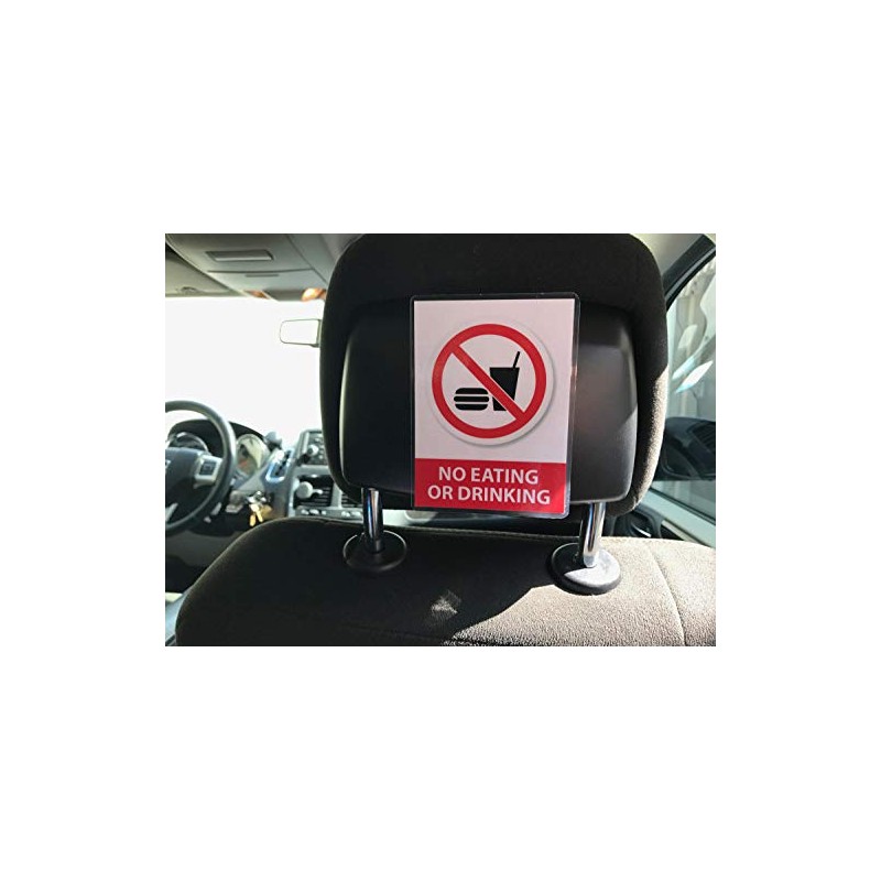 AS PRO (Set of 2) No Eating or Drinking Reminder