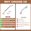 COOHAME 2 Pack RV Door Handle - 8.66 Inch Durable