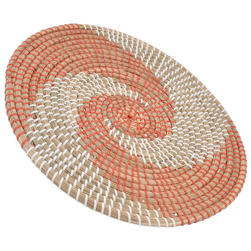 Wall Basket Natural Rattan Exquisite Rustic Decorative Hanging Woven Wall
