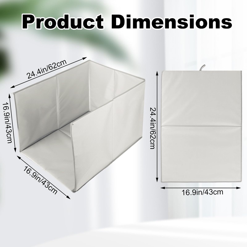Cat Litter Box Enclosure Splash Guard, Waterproof Litter Box Cover