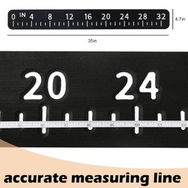 KXKZREN Foam Fish Ruler with Strong Self Adhesive Backing 32" 40" Waterproof Fishing Measuring Tool for Fishing Boats, Bass Boat, Kayak